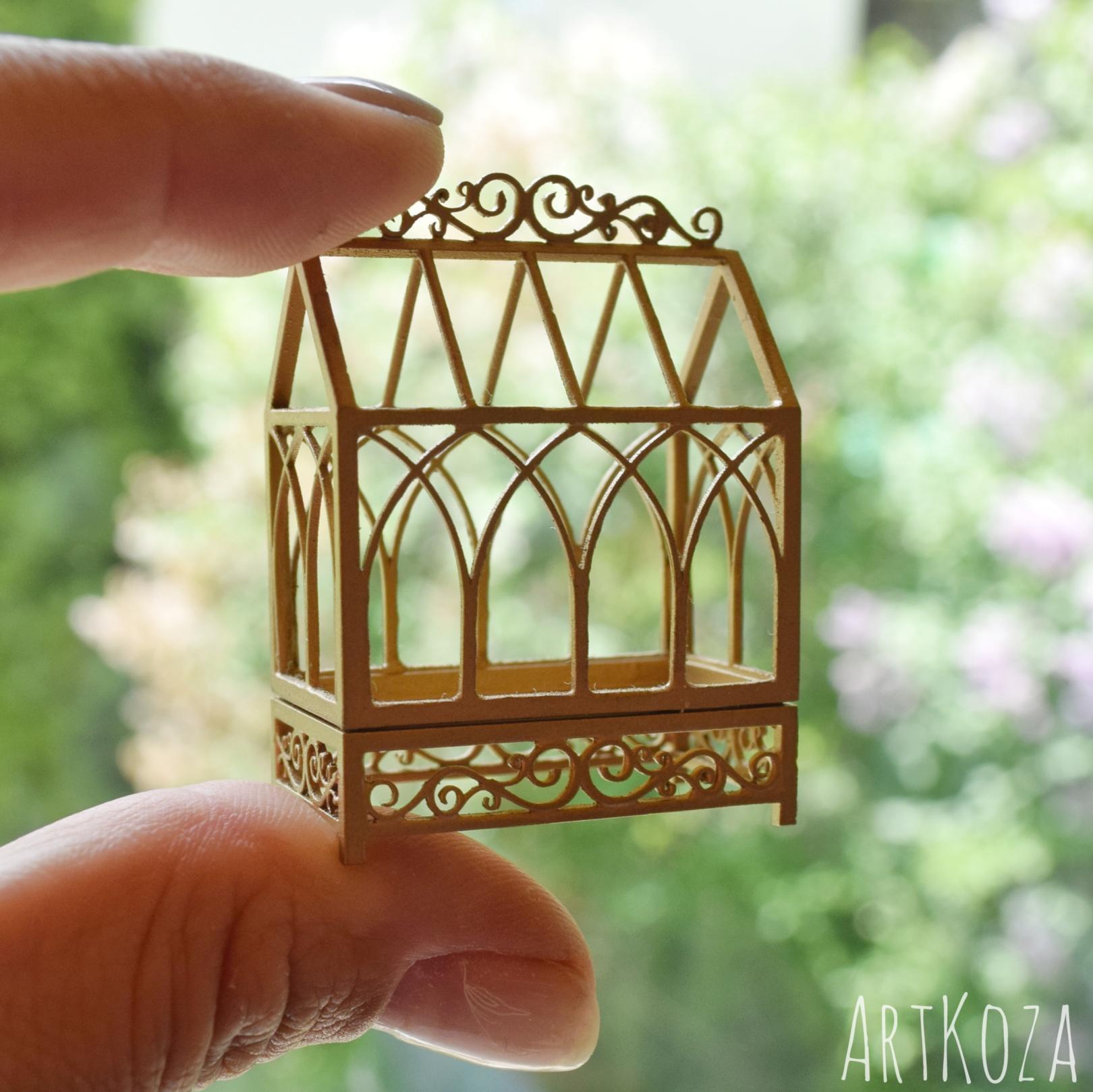 Classic big greenhouse 3D - Gold
